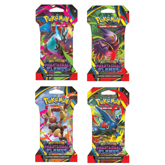 Phantasmal Flames Sleeved Booster Pack Pokémon TCG