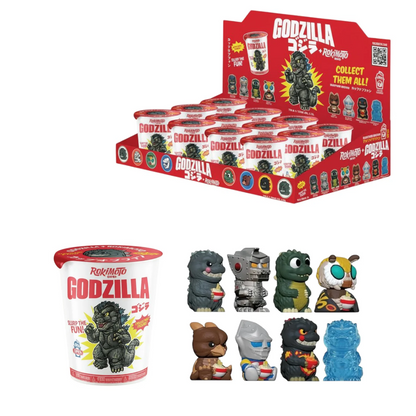 Rokimoto Godzilla Ramen Cup Figures Blind Boxes
