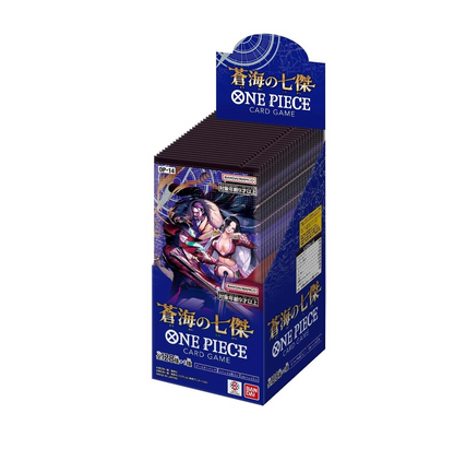 One Piece OP-14 The Azure Sea's Seven Booster Box (Japanese) One Piece OP-14 The Azure Sea's Seven Booster Box (Japanese)
