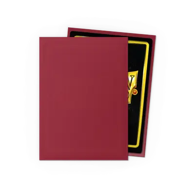 Dragon Shield Sleeves - Matte Blood Red
