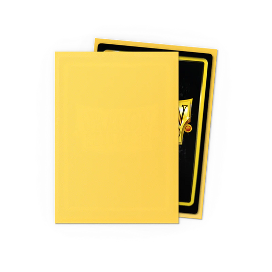 Dragon Shield Sleeves - Matte Yellow