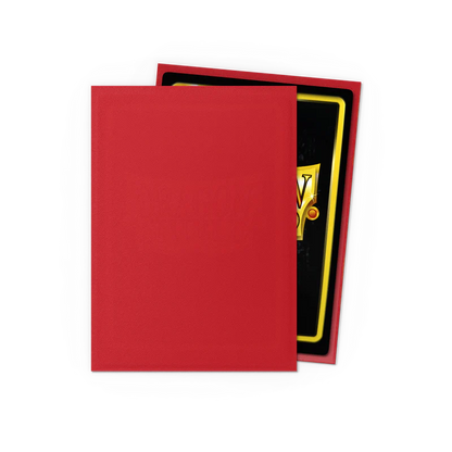 Dragon Shield Sleeves - Matte Ruby
