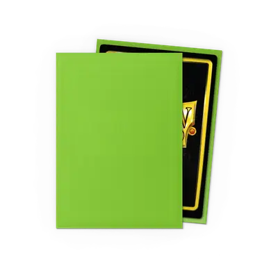 Dragon Shield Sleeves - Matte Lime