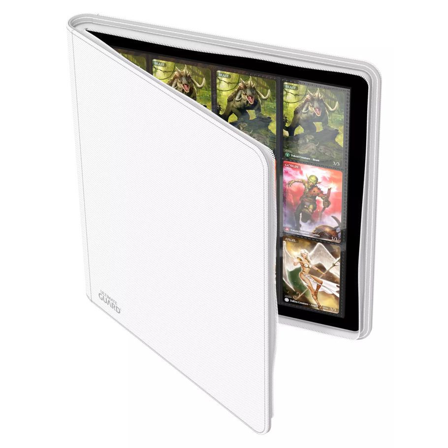 Ultimate Guard 12-Pocket QuadRow XenoSkin Zipfolio - White