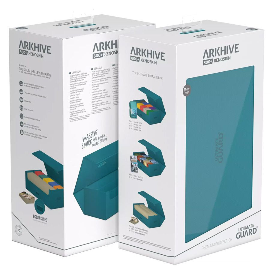 Ultimate Guard Arkhive 800+ Xenoskin Deck Box - Petrol